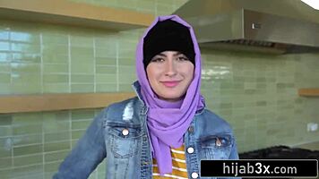 I watch this sexy middle-eastern teen 18+ suck cock for the first time