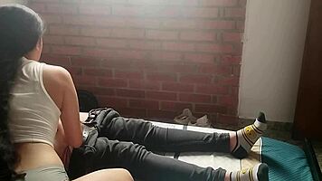 Hermosa Jovencita Se Traga Toda Mi Verga y Me Masturba Bien Rico