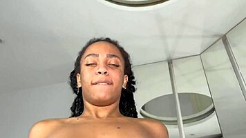 I'm addicted to oral and anal, look what the brunette babe did to me