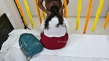 school girl loses her virginity to her uncle in a hot first night fucking session