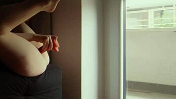 Showing Neighbours My Wet Pussy Masturbation Routine Close-Up