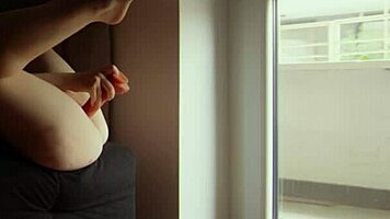 Showing Neighbours My Wet Pussy Masturbation Routine Close-Up