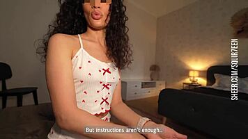 sexy stepmom teaches stepson condom use on first date