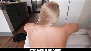 Stepdaughter4k - Blonde Stepdaughter Fucked by Stepdad POV