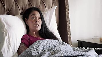 bedridden milf tricks teen 18+ step daughter into being her pussy proxy for tommy pistol