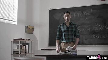 cheerleader teen 18+ lily larimar complimented by her much older teacher ryan driller!