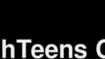 Two British Girls in Glasses Stroke a Lucky Fan Wild