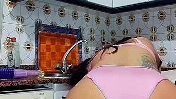 hey, check my big ass sliding in this huge dildo for ya