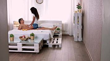 Feeling Intense Pleasure While Eating And Fucking Pussy For Breakfast