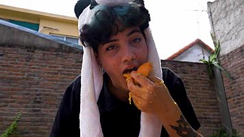 Watch Lara's Messy Picnic Vomit Fetish Full Movie?