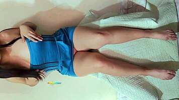 Beautiful latina teen feels intense pleasure as stepbrother fucks her big ass hard