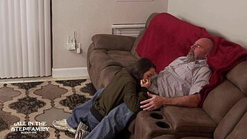 Freya Von Doom Visits Stepdad For Blowjob And Riding, Ignoring New Wife In Roleplay