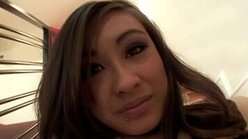 Ariel Rose, AMERICAN BORN ASIAN, BLOWS BIG COCK