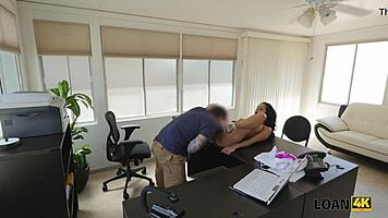desperate latina needs cash fast. why does she agree to desk sex for loan4k?