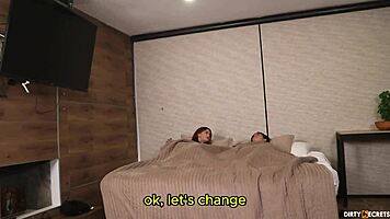 I bang my girlfriend's stepmom, she catches us, wanna join for a threesome?