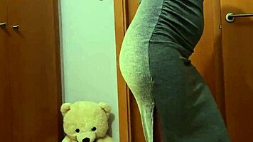 doggystyle creampie with stepdaughter while boyfriend waits