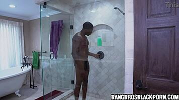 Naughty Step Daughter Spies On Stepdad's Huge Cock In Shower