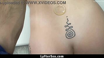 Teen Caught Stealing Dildo From Sex Store And Punished By Riding Officer In Garage