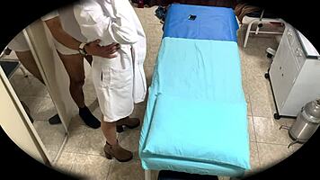 security camera in monterrey hospital medical office