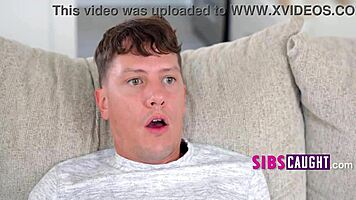 Tiny teen asks, 'Step bro, want to see my appeal?' as she strips and rips clothes