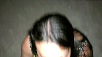 I fuck the neighbor on the terrace while she hangs clothes