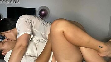 Fat lesbians rub bodies and orgasm in underwear