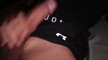 Hot Guy Jerks Big Cock In Workout Clothes