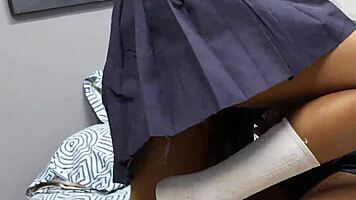 Stepsister Gives The Best Masssage To Her Stepbrother's Cock