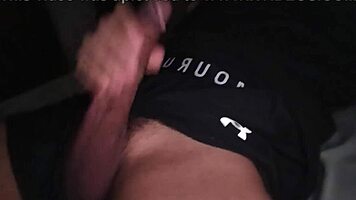 Hot Guy Jerks Big Cock In Workout Clothes