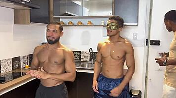 corno invited 2 buddies to bang his wife on their honeymoon in a steamy uncensored session.