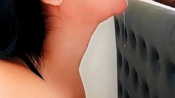 novinha trains deep throat for her school boyfriend with oral sucking and handjob masturbation