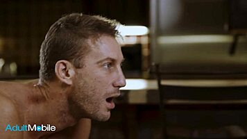 Awkward hottie uses tight body for massage 😏