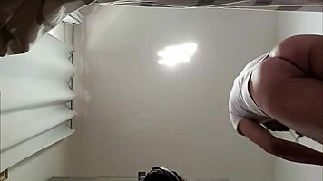 Milf in Latex Pantyhose Pigtails Chokes on Big Cock for Rough Throatpie