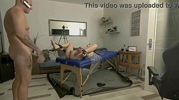 dinner for my slave with pussy juice and cum from asshole, yikes! 😳