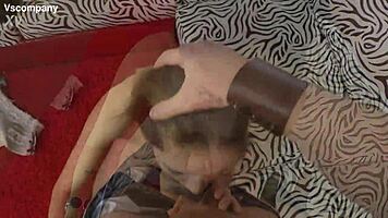 Hard Anal Creampie with Huge Asshole Gape