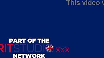 Victoria Greene sucks cock at milking table, uniform drenched in cum! 💦