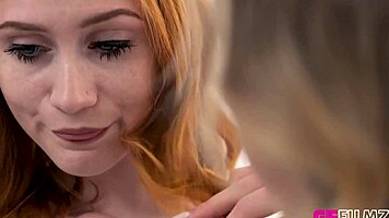 tiffany watson seduces scarlet skies in office