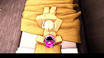 blonde roblox cheerleader returns with her headless jock boyfriend