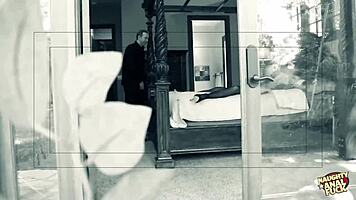 he slipped in, licked her pussy, then came on her face