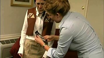 Samara Mae girl scout gets intense bare ass otk spanking