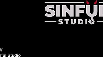 in the bedroom, young slutty erica mori masturbates, showing her anal gape, then rides a huge dick in cowgirl position, her big ass bouncing.