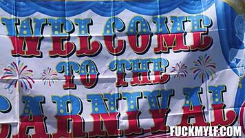 Ricky’s Carnival Adventure Turns Into Intense Wrestling With Bella, The Strongest Woman. Taboo Spanish Heat!