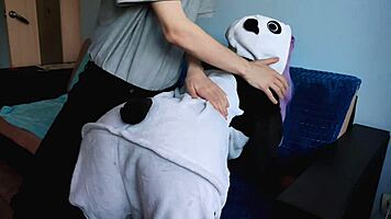 Cute Purple-Haired Girl Goes Wild Over My Huge Cock!