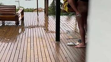 Homemade Content By Wifebucket - Shameless Young 18+ Wife Gets Fucked On The Porch