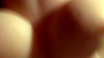 blonde toy teen receives cumshot on her huge tits.