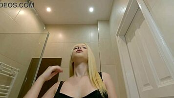 Petite Brazilian blonde college girl confirms participation