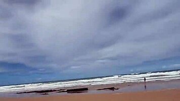 i took off my bikini with my friend on bahia beach for everyone