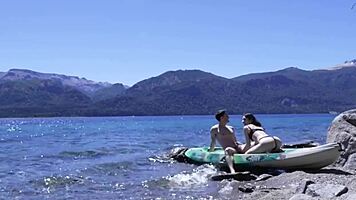 Horny Couple Caught Fucking On Beach!