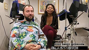 Minnie Rose's Face Blasted with Cum!