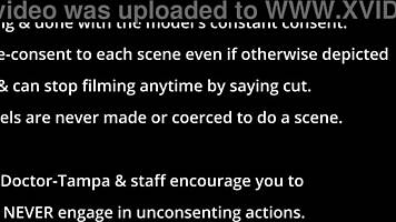 Minnie Rose's Face Blasted with Cum!